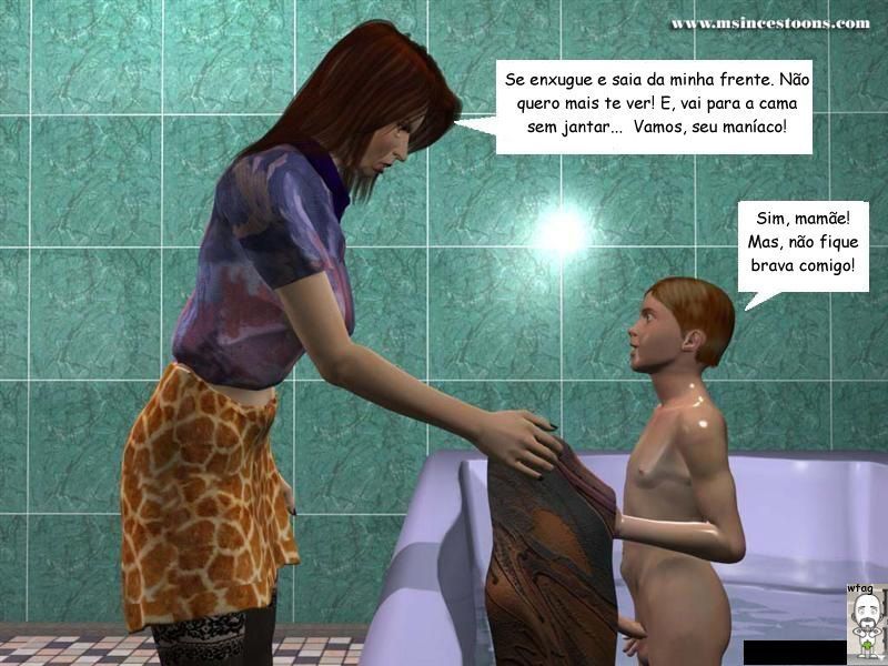 Mamãe Danadinha Sentada Violenta Arroto Quadrinhos Revistas E Hentai